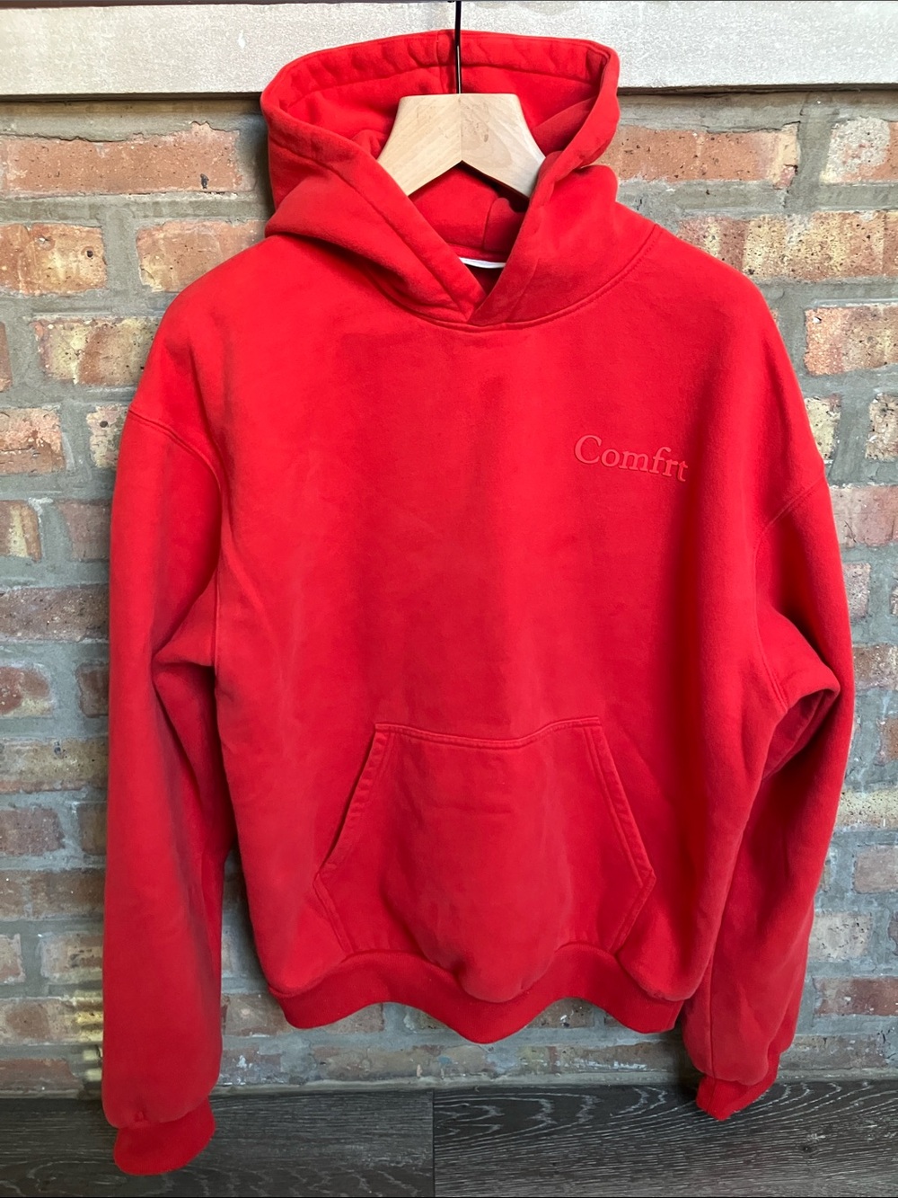 red Comfrt Unisex Adult's Oversized Pullover Hoodie